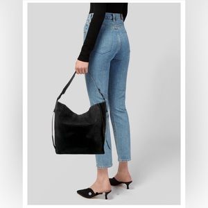 All Saints black leather tote, used but in great condition